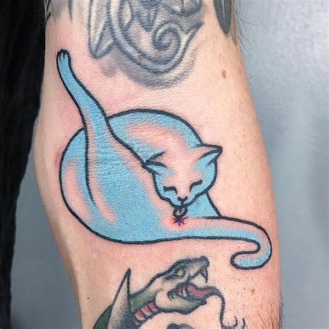 cat bum tattoo